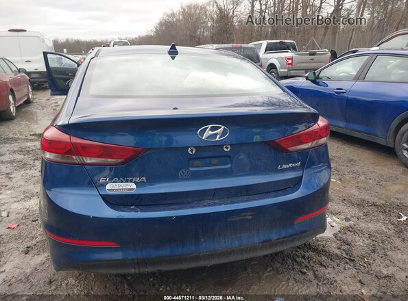 5NPD84LF0HH054401 2017 HYUNDAI ELANTRA Синий 