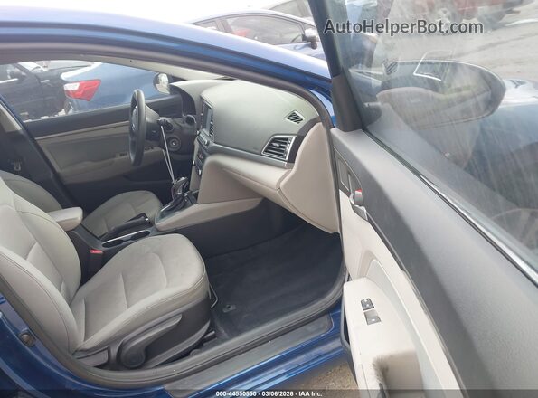 5NPD84LF0HH069481 2017 HYUNDAI ELANTRA Blue წინა სალონის ხედი