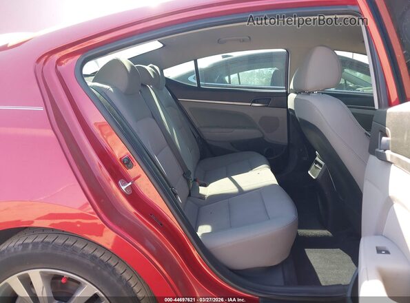 5NPD84LF0JH372038 2018 HYUNDAI ELANTRA Red Vista de la etiqueta del VIN