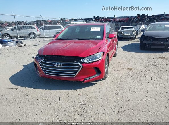 5NPD84LF0JH372038 2018 HYUNDAI ELANTRA Red Vista tres cuartos delantera izquierda