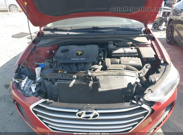 5NPD84LF0JH372038 2018 HYUNDAI ELANTRA Red Vista trasera