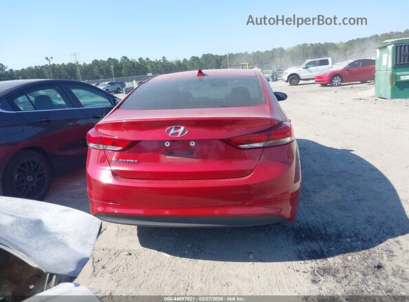 5NPD84LF0JH372038 2018 HYUNDAI ELANTRA Red 