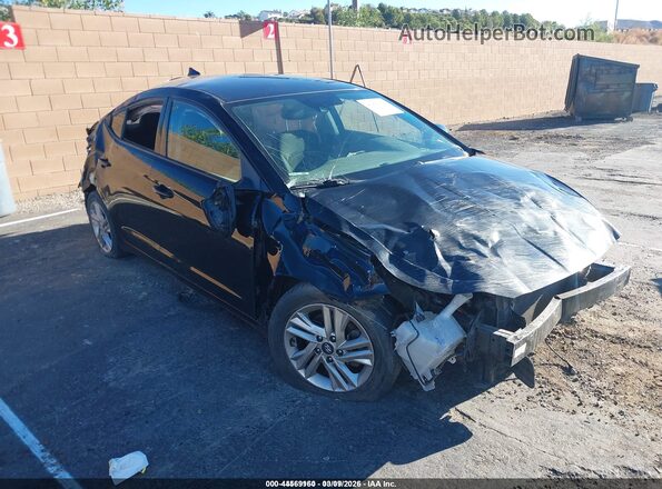 5NPD84LF0LH512219 2020 HYUNDAI ELANTRA Black Widok z przodu