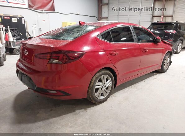 5NPD84LF0LH568872 2020 HYUNDAI ELANTRA Red Задня права чверть