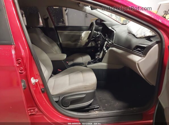 5NPD84LF0LH568872 2020 HYUNDAI ELANTRA Red Вид салону спереду