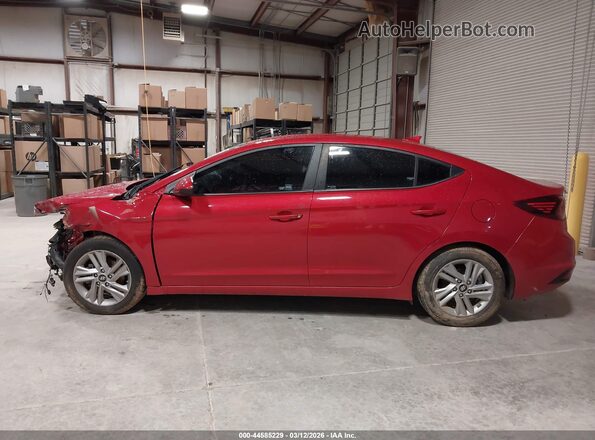 5NPD84LF0LH568872 2020 HYUNDAI ELANTRA Red Панорамний вид салону 360°