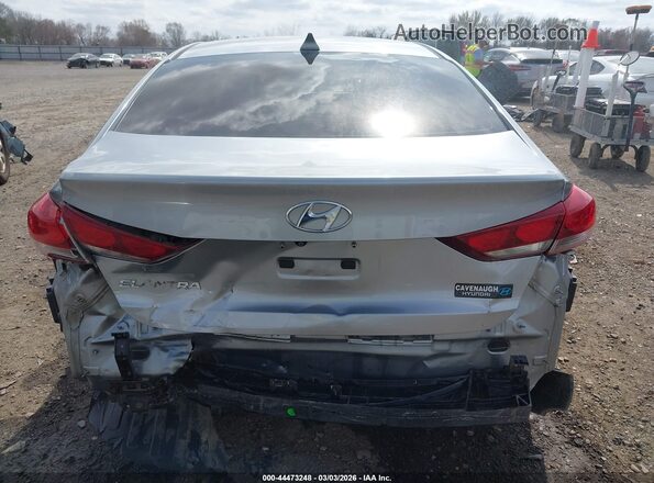 5NPD84LF1HH078108 2017 HYUNDAI ELANTRA Gray წინა ხედი