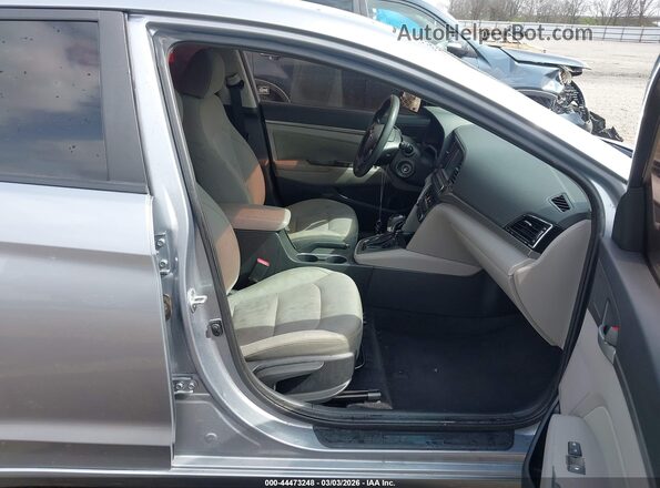 5NPD84LF1HH078108 2017 HYUNDAI ELANTRA Gray წინა სალონის ხედი