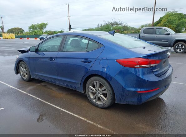 5NPD84LF1JH394825 2018 HYUNDAI ELANTRA Blue Задня ліва чверть