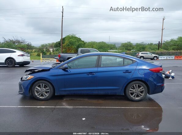 5NPD84LF1JH394825 2018 HYUNDAI ELANTRA Blue Панорамний вид салону 360°
