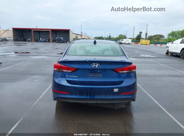 5NPD84LF1JH394825 2018 HYUNDAI ELANTRA Blue 