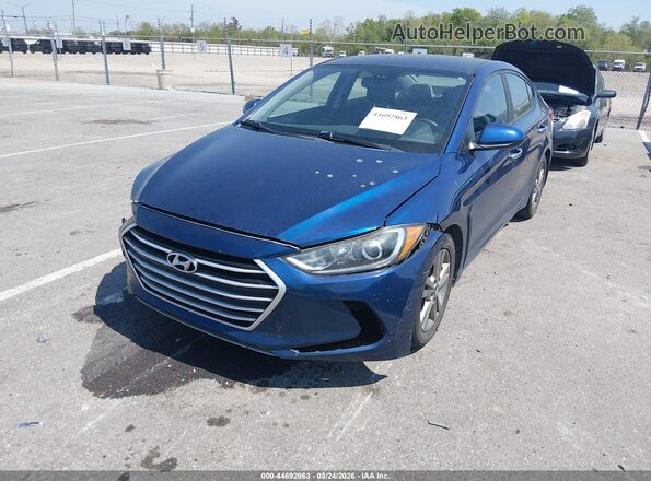 5NPD84LF1JH398504 2018 HYUNDAI ELANTRA Blue 