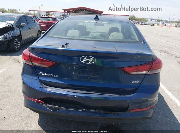 5NPD84LF1JH398504 2018 HYUNDAI ELANTRA Blue 