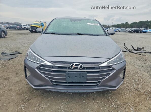5NPD84LF1KH429364 2019 HYUNDAI ELANTRA Gray Դիմացի տեսք