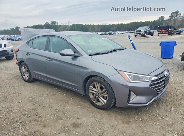 5NPD84LF1KH429364 2019 HYUNDAI ELANTRA Gray Առջևի աջ