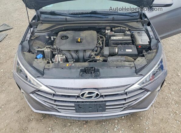 5NPD84LF1KH429364 2019 HYUNDAI ELANTRA Gray Սալոնի հետևի տեսք