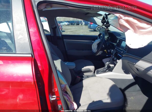 5NPD84LF1LH513069 2020 HYUNDAI ELANTRA Красный Вид салона спереди