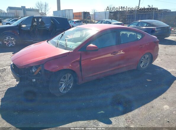 5NPD84LF1LH513069 2020 HYUNDAI ELANTRA Красный Передняя левая четверть