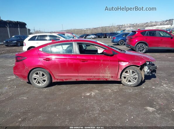 5NPD84LF1LH513069 2020 HYUNDAI ELANTRA Красный Вид задней части салона