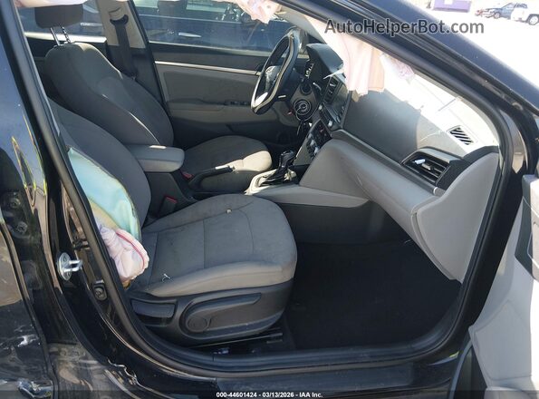 5NPD84LF1LH622244 2020 HYUNDAI ELANTRA Black Front interior view