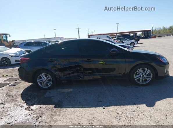 5NPD84LF1LH622244 2020 HYUNDAI ELANTRA Black Rear interior view