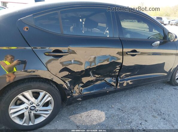 5NPD84LF1LH622244 2020 HYUNDAI ELANTRA Black Front view
