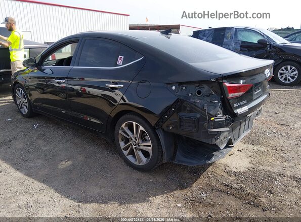 5NPD84LF2HH041309 2017 HYUNDAI ELANTRA Black Trasero izquierdo