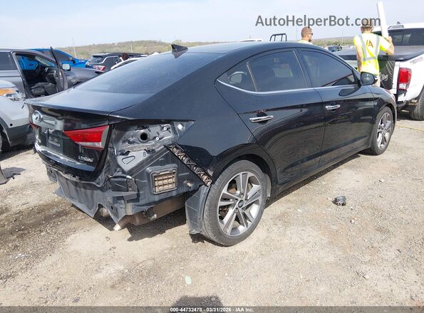 5NPD84LF2HH041309 2017 HYUNDAI ELANTRA Black Trasero derecho