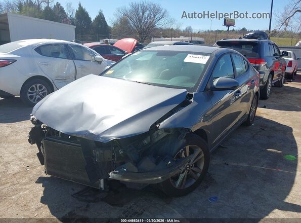 5NPD84LF2JH299187 2018 HYUNDAI ELANTRA Light Blue Передня ліва чверть