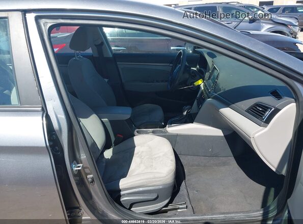 5NPD84LF2JH299187 2018 HYUNDAI ELANTRA Light Blue Вид салону спереду