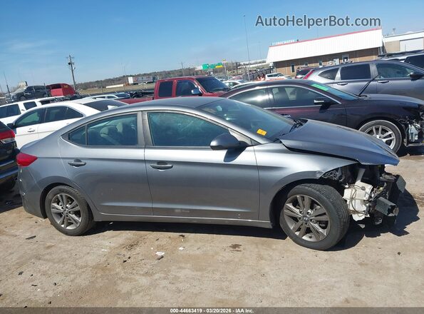 5NPD84LF2JH299187 2018 HYUNDAI ELANTRA Light Blue Вид задньої частини салону