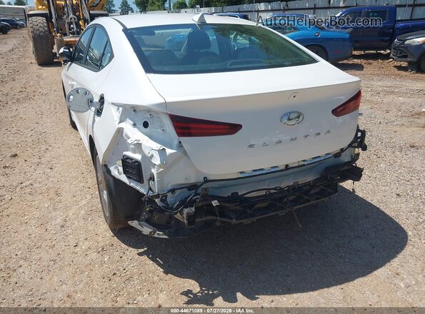 5NPD84LF2KH418700 2019 HYUNDAI ELANTRA White Front view