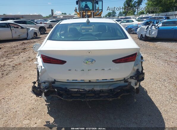 5NPD84LF2KH418700 2019 HYUNDAI ELANTRA White 