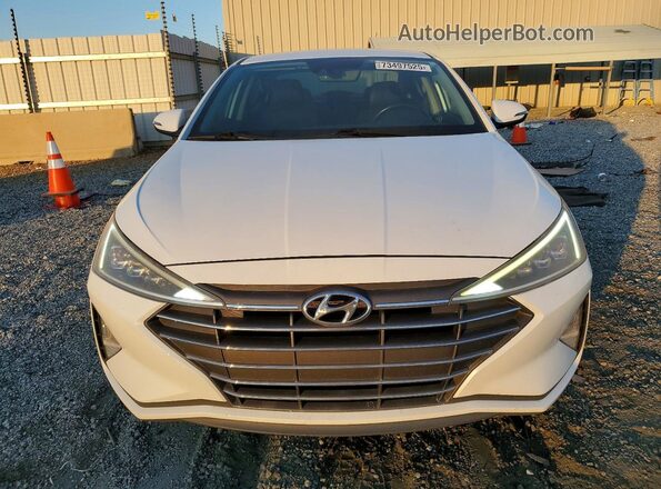 5NPD84LF2KH456833 2019 HYUNDAI ELANTRA Белый 