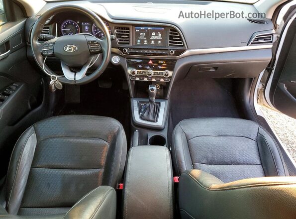 5NPD84LF2KH456833 2019 HYUNDAI ELANTRA Белый 