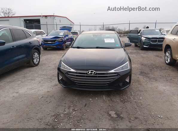 5NPD84LF2LH519138 2020 HYUNDAI ELANTRA Black Rear interior view