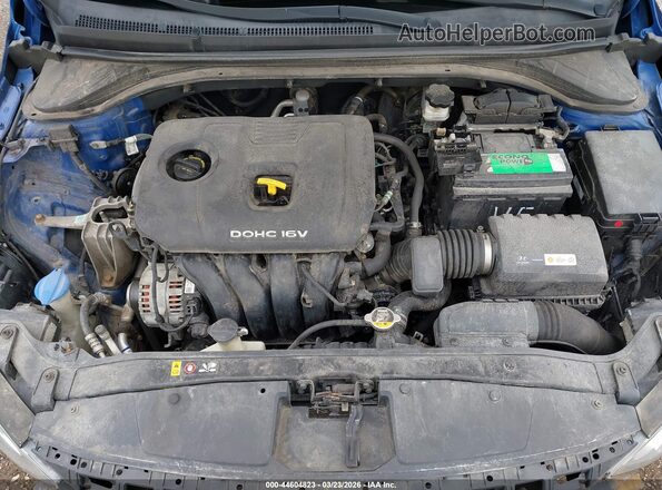 5NPD84LF3JH268921 2018 HYUNDAI ELANTRA Blue Rear view