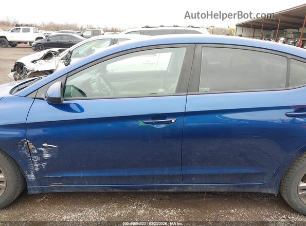 5NPD84LF3JH268921 2018 HYUNDAI ELANTRA Blue 