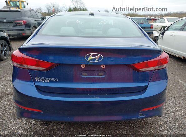 5NPD84LF3JH268921 2018 HYUNDAI ELANTRA Blue 