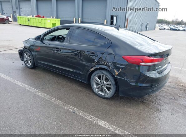 5NPD84LF3JH337123 2018 HYUNDAI ELANTRA Черный Задняя левая четверть