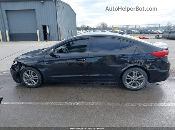 5NPD84LF3JH337123 2018 HYUNDAI ELANTRA Черный Панорамный вид салона 360°