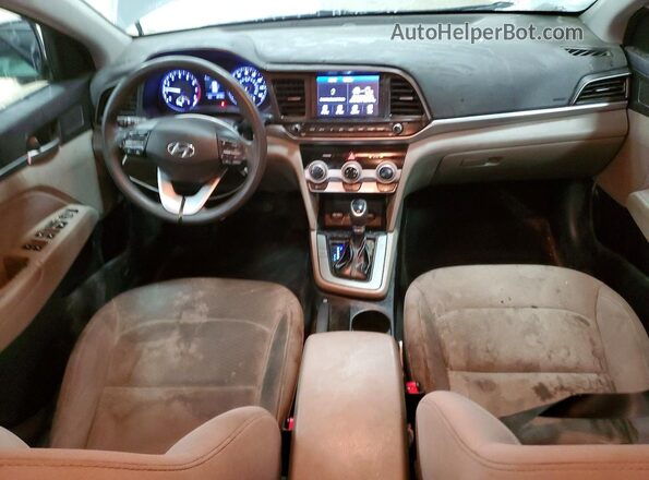 5NPD84LF3KH416020 2019 HYUNDAI ELANTRA Gray 