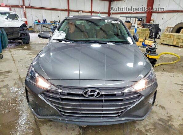 5NPD84LF3KH416020 2019 HYUNDAI ELANTRA Gray 