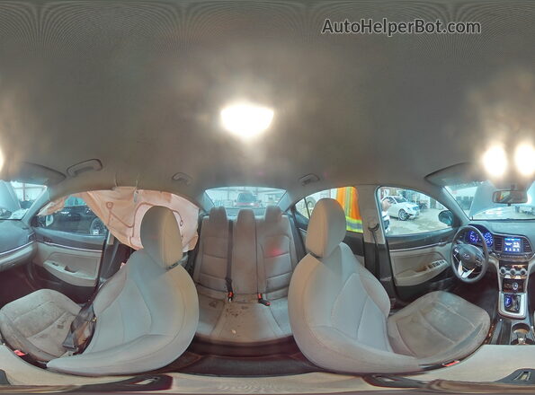 5NPD84LF3KH416020 2019 HYUNDAI ELANTRA Gray 
