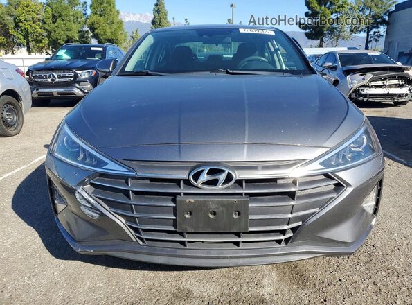 5NPD84LF3KH483622 2019 HYUNDAI ELANTRA Charcoal 