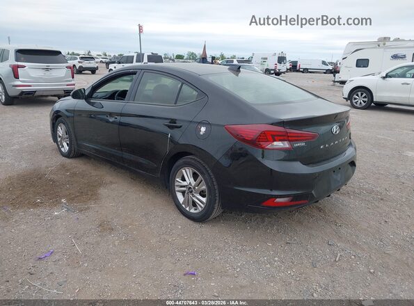 5NPD84LF3LH522050 2020 HYUNDAI ELANTRA Black Հետևի ձախ