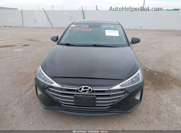 5NPD84LF3LH522050 2020 HYUNDAI ELANTRA Black Սարքավորումների վահանակի տեսք