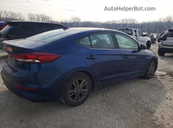 5NPD84LF4JH264506 2018 HYUNDAI ELANTRA Синий Задняя правая четверть