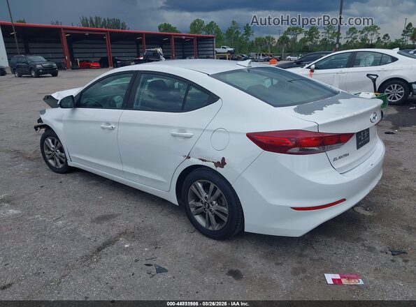 5NPD84LF4JH301957 2018 HYUNDAI ELANTRA White Trasero izquierdo