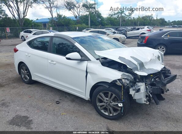 5NPD84LF4JH301957 2018 HYUNDAI ELANTRA White 